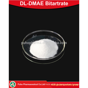 Top Reinheit DL-DMAE Bitartrat Pulver kosmetische Qualität / Lebensmittelqualität